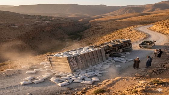 حادثة سير مميتة على الطريق الجديدة الرابطة بين اغبالو انكردوس وايت هاني + الصور