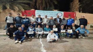 جمعية وفاق تنجداد للكرة الحديدية تحيي ذكرى المسيرة الخضراء المظفرة + الصور